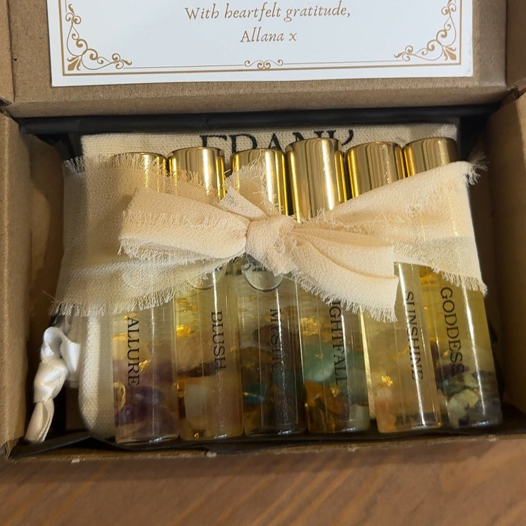 Our 5ml crystal infused set ✨